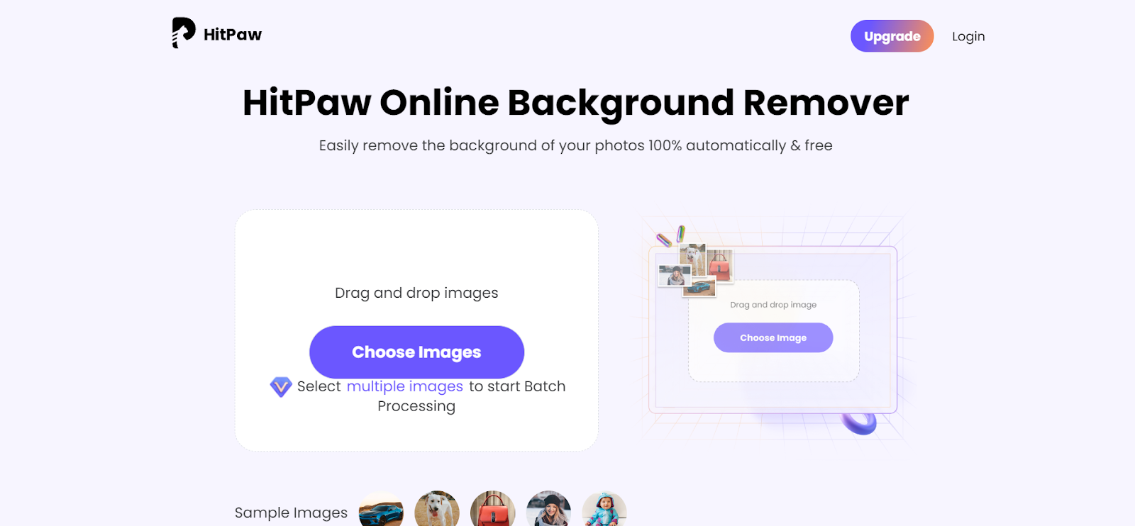 AI Background Remover HitPaw Online Background Remover