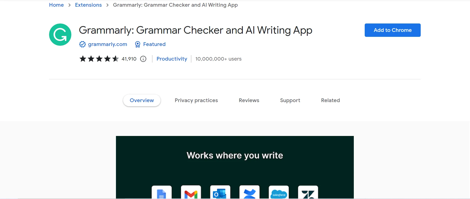  Grammarly Chrome Extension