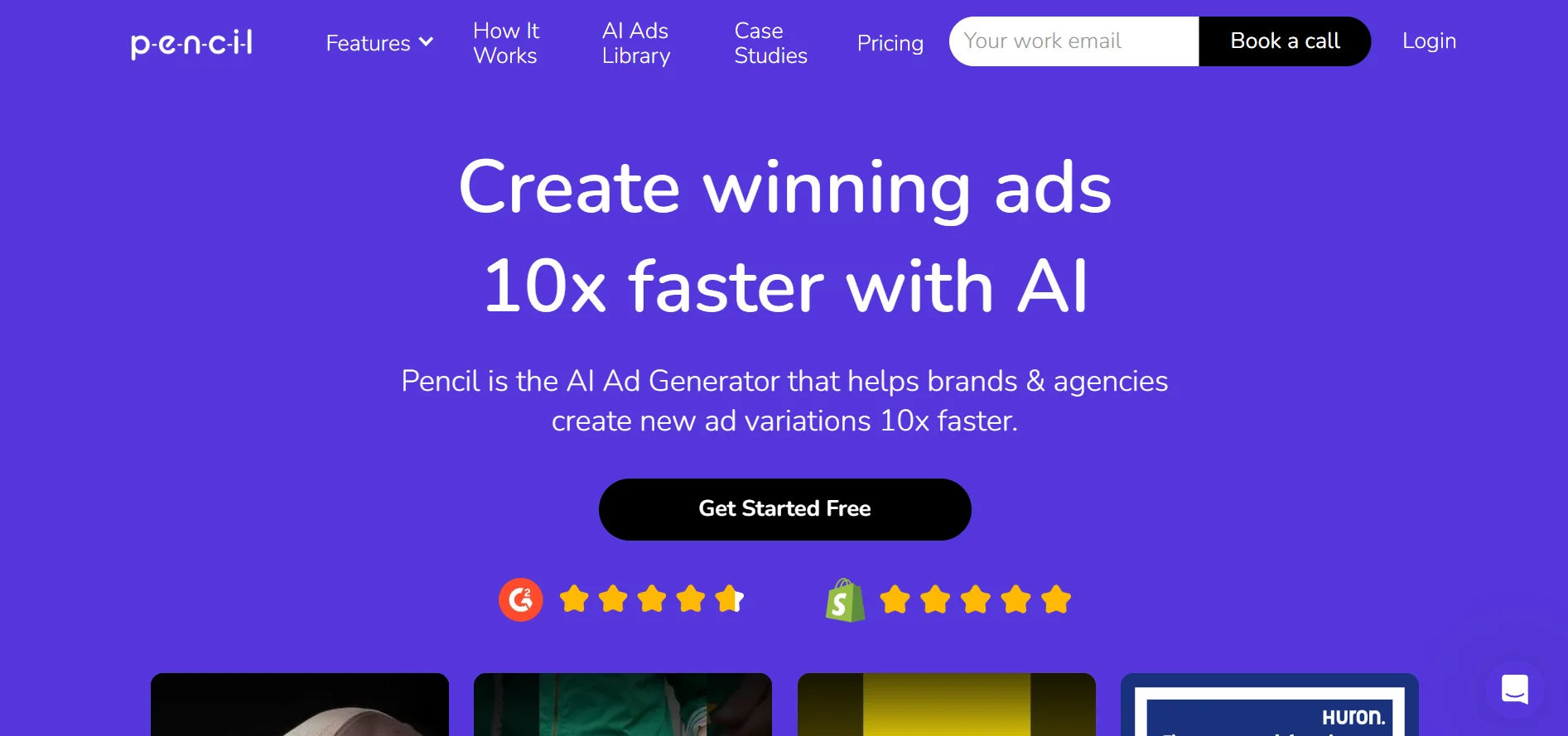AI ad generator Pencil