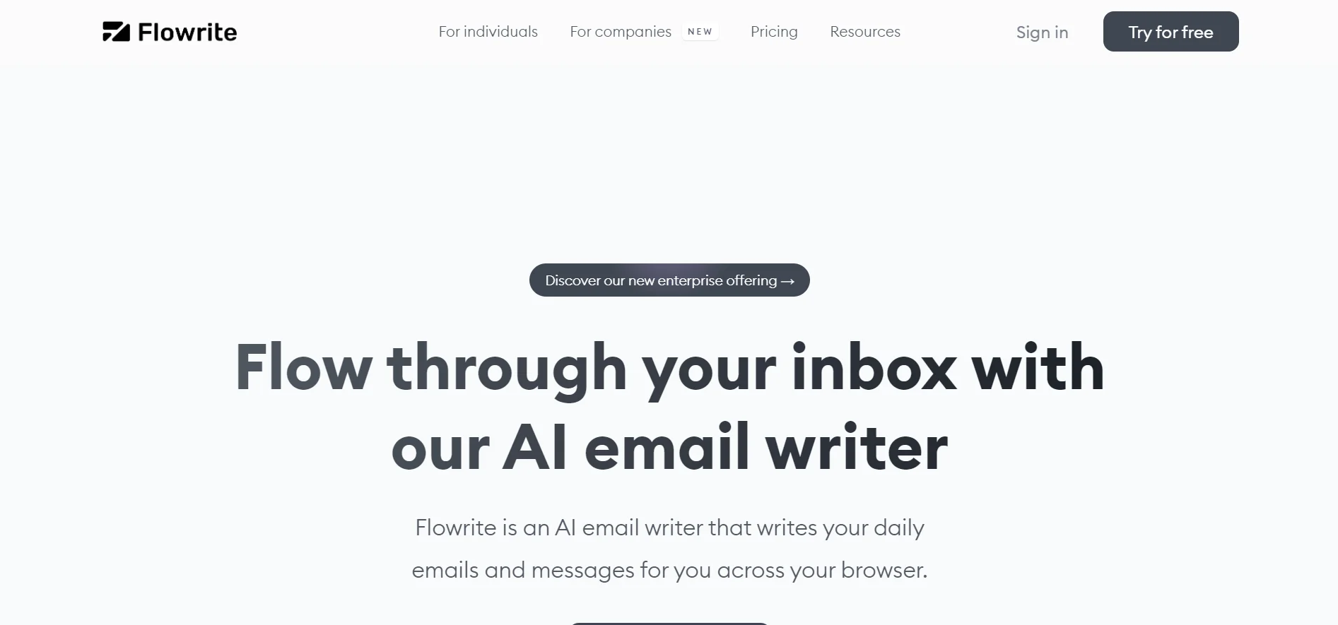 Flowrite AI email writer